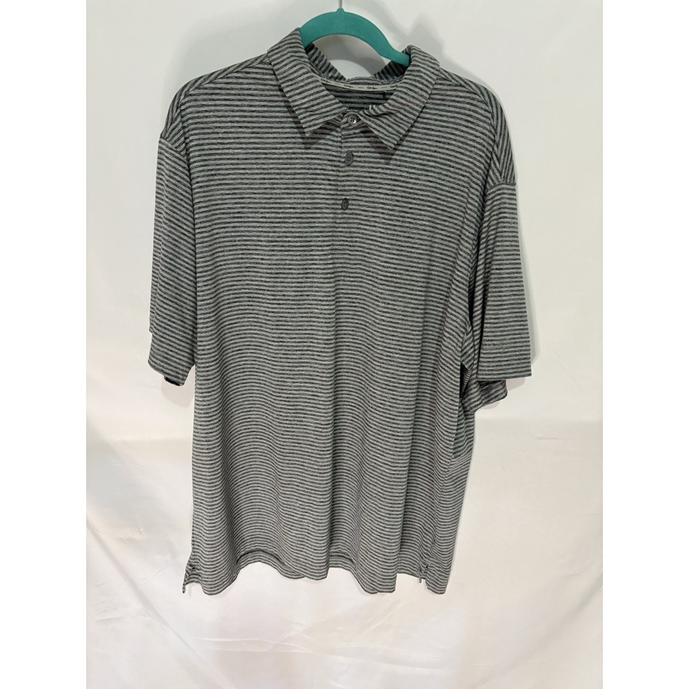 Walter Hagen Men's performance 11 Golf Polo grey/black  XXL